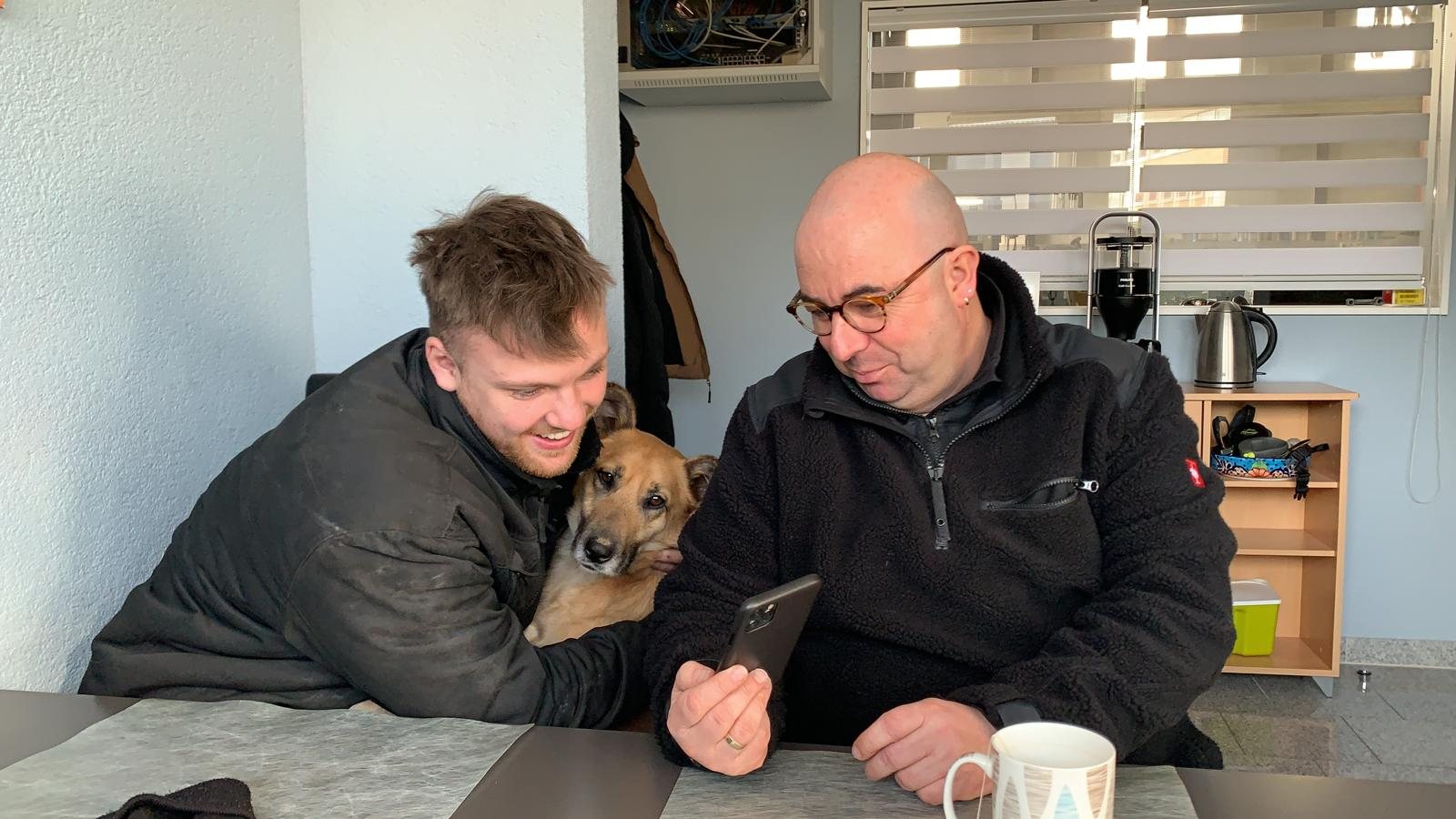 Familie Sindram in der Kompressor-Zentrale Süd